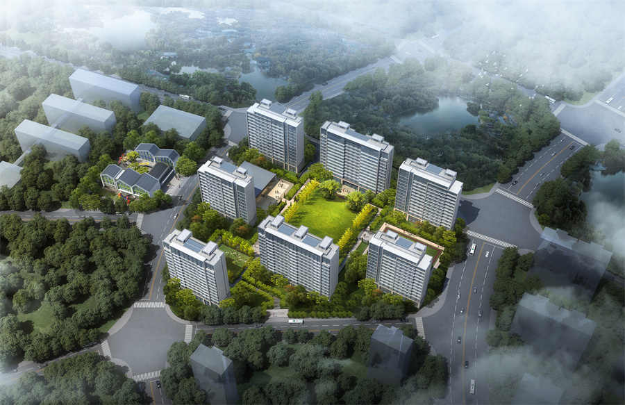 绿城北京明月听蘭项目外立面装修及铝合金门窗工程